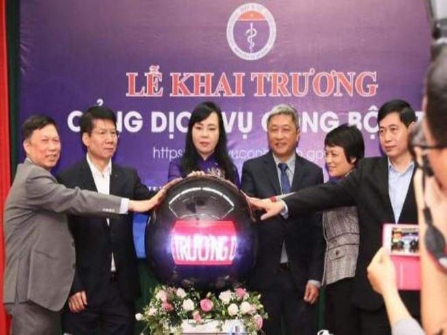 Bộ Y tế khai trương cổng dịch vụ công trực tuyến