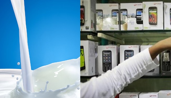 Cấm nhập sữa, điện thoại từ Trung Quốc vì chất lượng quá kém