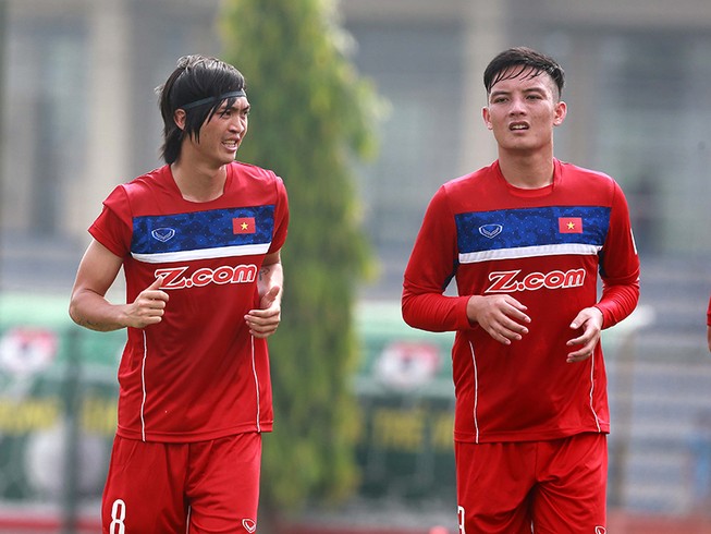 U-22 VN tập buổi đầu tiên trước trận gặp U-20 Argentina
