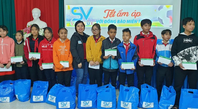Chuyến từ thiện ý nghĩa của SV-League hướng về miền Trung