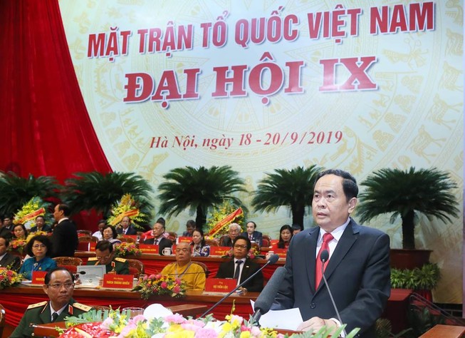 Ông Trần Thanh Mẫn tái đắc cử chủ tịch UBTW MTTQ Việt Nam