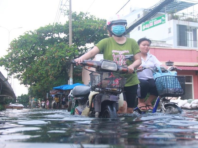 Chú ý an toàn điện khi có triều cường
