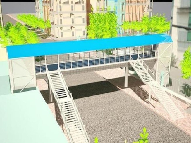 Cầu bộ hành có thang máy sắp xuất hiện ở TP.HCM