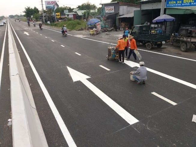 Gấp rút hoàn thành tuyến tránh TP Tân An trước tết