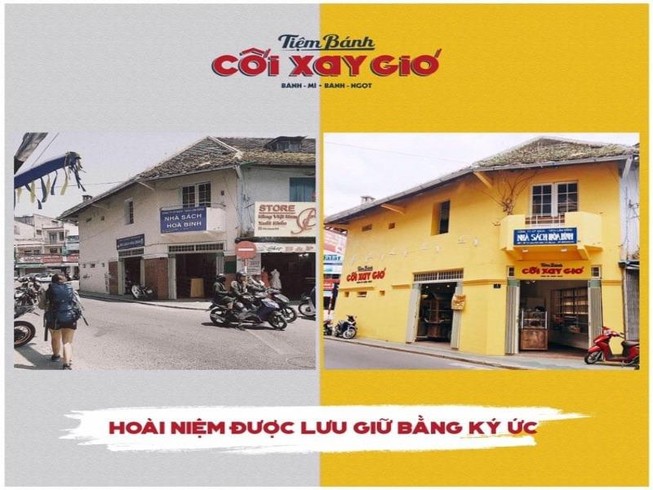 Bức tường tiệm bánh Cối Xay Gió Đà Lạt sắp bị xóa bỏ