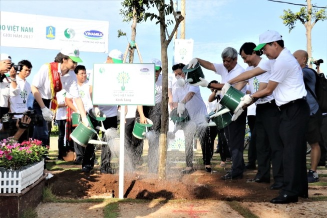 Trồng hơn 110.000 cây xanh tại Bà Rịa-Vũng Tàu
