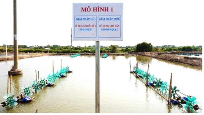 Thí điểm thành công hỗ trợ tiết kiệm điện hộ nuôi tôm