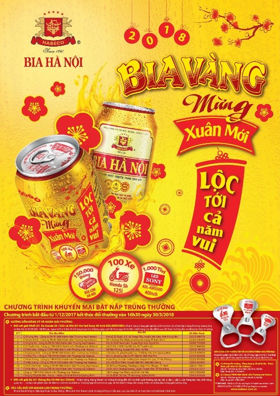Bia Hà Nội đồng hành cùng U-23 Việt Nam
