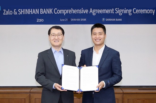 Ngân hàng Shinhan hợp tác Fintech cùng Zalo