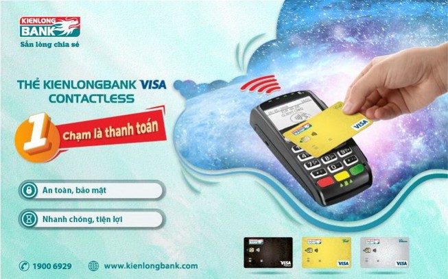 Kienlongbank ra mắt thẻ không cần chạm, tiện ích vượt trội