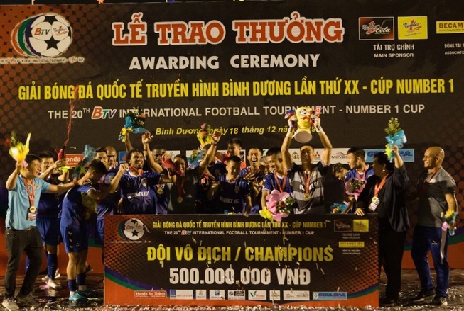 CLB B.Bình Dương giành chức vô địch