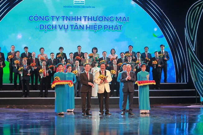 Sản phẩm Tân Hiệp Phát 6 lần đạt Thương hiệu Quốc gia