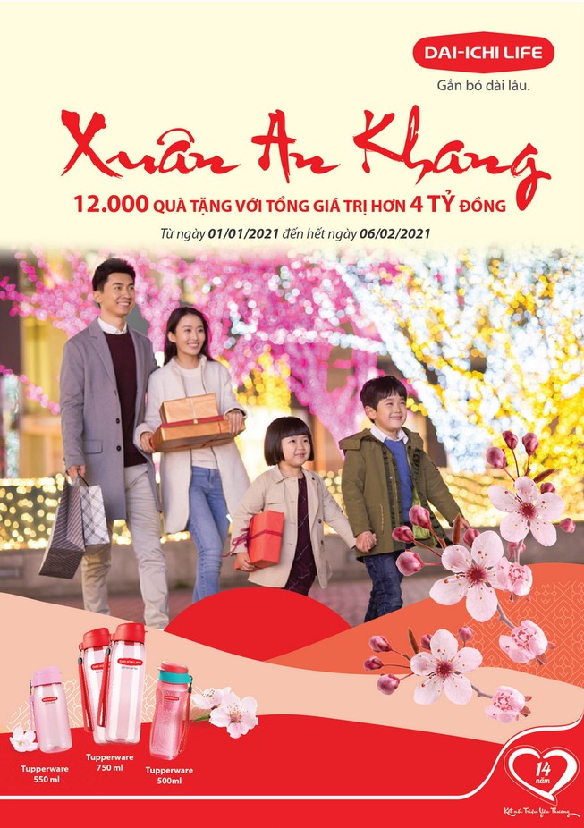 Dai-ichi Life Việt Nam khuyến mại hấp dẫn ‘Xuân An Khang’