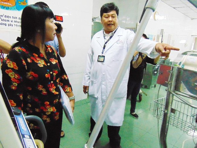 BV Nhi đồng 1 sẽ đo vòng đầu trẻ sơ sinh khi nhập viện