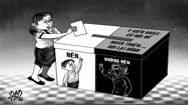 Học sinh góp ý thầy cô giáo - nên hay không?