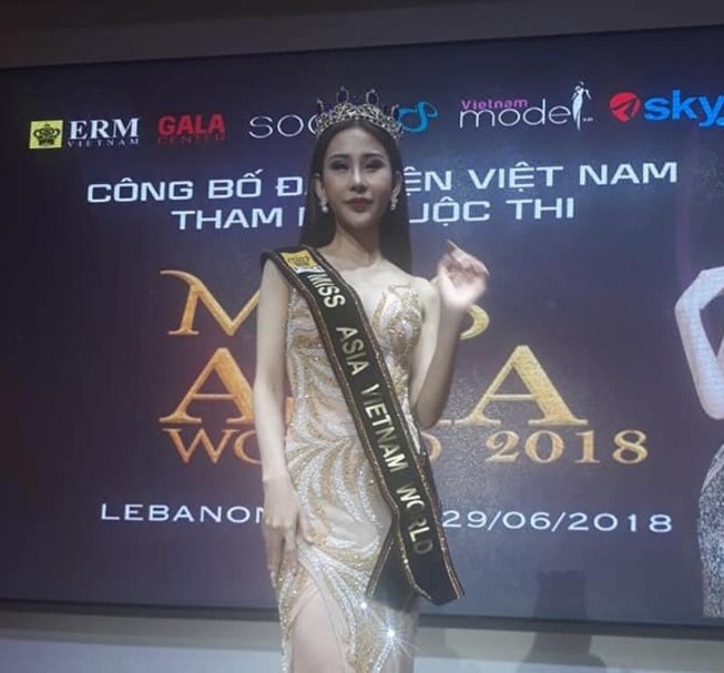 Á khôi mồ côi cha mẹ đại diện VN thi Miss Asia World