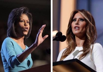 Vợ Donald Trump đạo văn Đệ nhất phu nhân Michelle Obama