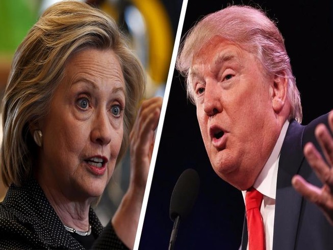 Tỉ lệ ủng hộ ông Trump đã sát nút bà Clinton