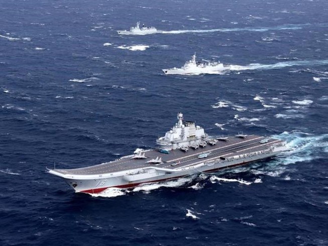 Tàu sân bay Trung Quốc tự đóng đã thành hình