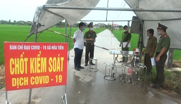 Phong toả 1 thôn ở Thái Bình có người dương tính Covid-19