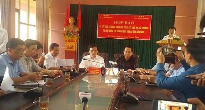 Công bố chấn động về gian lận điểm thi THPT ở Hà Giang