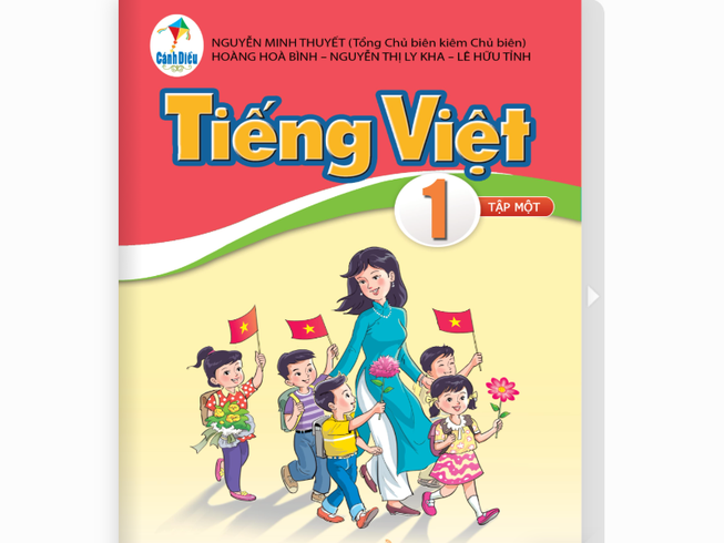 Công bố dự thảo tài liệu chỉnh sửa SGK Tiếng Việt 1 Cánh diều