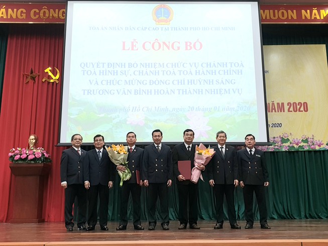 Nhân sự mới TAND Cấp cao tại TP.HCM