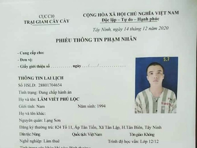 2 phạm nhân đang thụ án giết người đã trốn khỏi trại giam