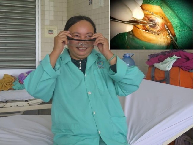Hồi hộp cùng lúc ghép giác mạc và đặt thủy tinh thể nhân tạo