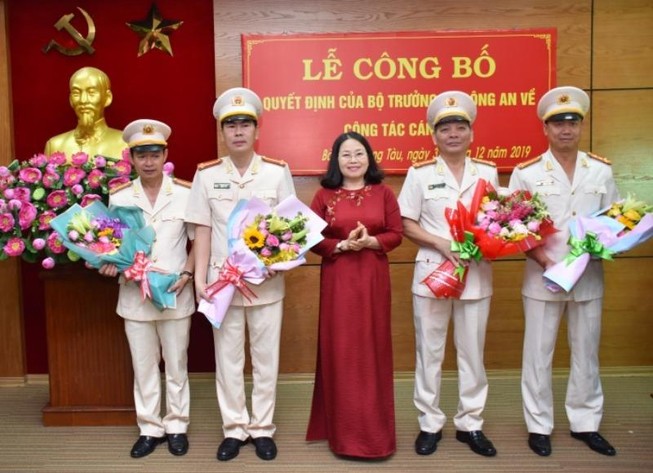 Bà Rịa-Vũng Tàu có tân phó giám đốc công an