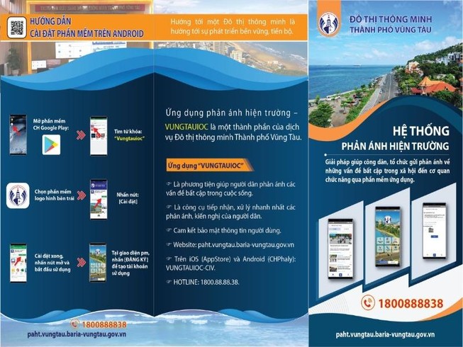 Vũng Tàu: Tạo App điện thoại để nhận, gửi thông tin cho dân