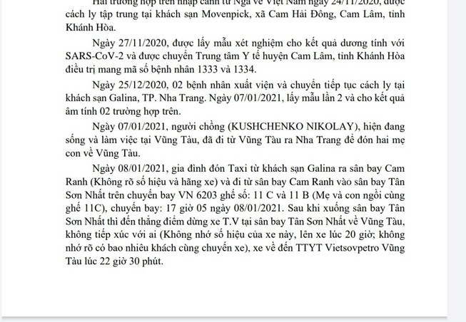 Đã cách ly F1, F2 liên quan đến 2 ca COVID-19 tại Vũng Tàu