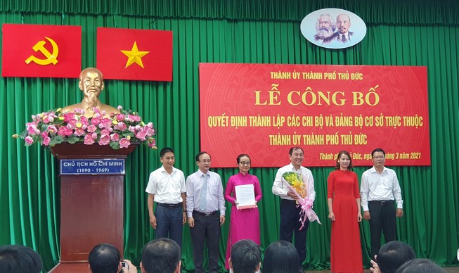 Thành lập Chi bộ Chi cục Thi hành án dân sự TP Thủ Đức