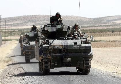 Thổ Nhĩ Kỳ gặp tổn thất đầu tiên khi chiến đấu trên đất Syria