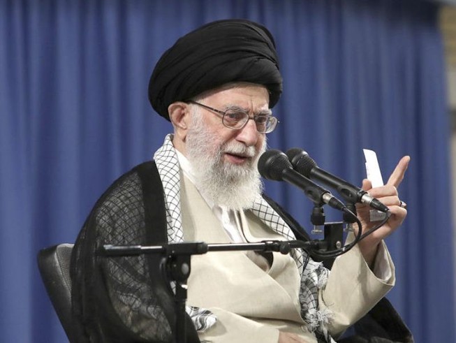 Lãnh tụ tối cao Iran Ali Khamenei. Ảnh: AP