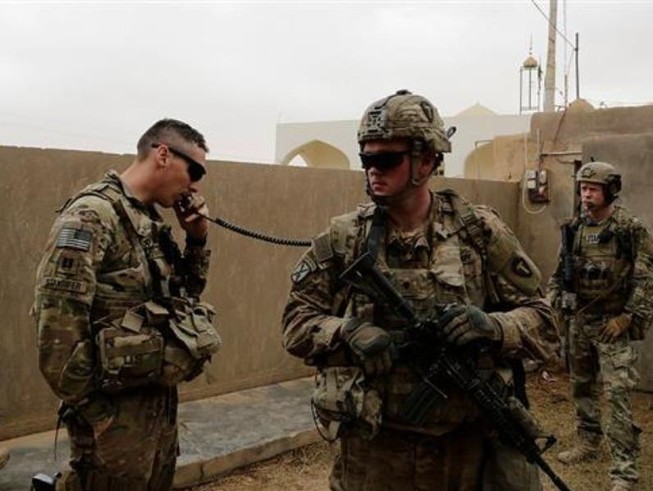 Binh sĩ Mỹ ở Iraq. Ảnh: AP