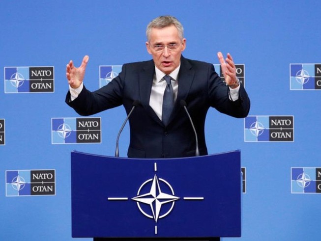 Tổng thư ký NATO Jens Stoltenberg. Ảnh: REUTERS