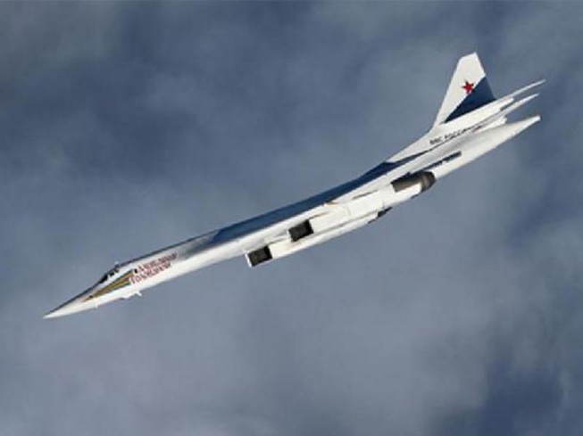 Oanh tạc cơ Tu-160 của Nga.