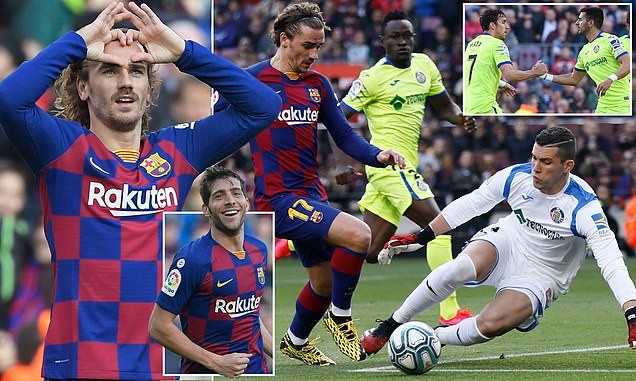 Messi tiếp tục 'tịt ngòi', Barca thắng khó Getafe tại Nou Camp