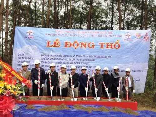 EVNNPT: Động thổ 2 dự án ở Lạng Sơn