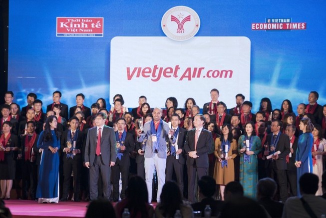 Vietjet: Top 10 doanh nghiệp phát triển uy tín nhất Việt Nam