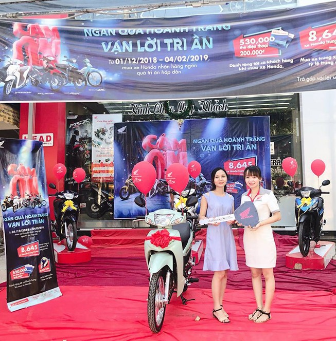 Gần 5.500 khách trúng xe máy những ngày cận Tết