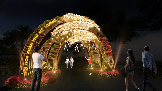 Hội hoa xuân Phú Mỹ Hưng 2020: 'Rước lộc đồng hoa'