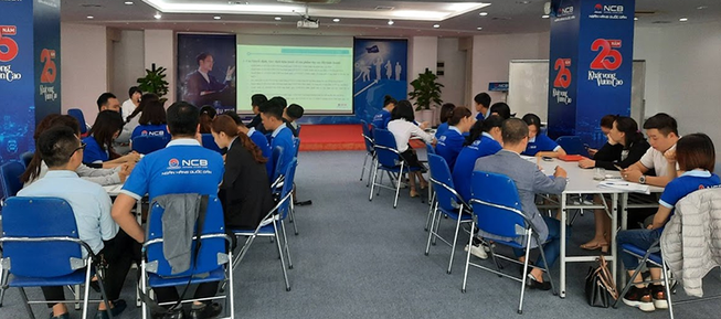 NCB chú trọng đào tạo, nâng cao chuyên môn cho nhân viên