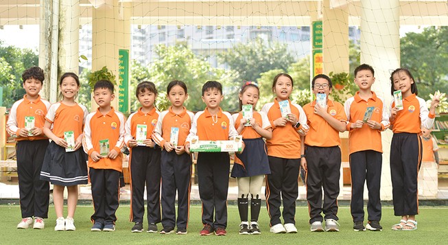 Nhiều lợi ích từ cuộc thi “Cùng bé thu gom vỏ hộp giấy”