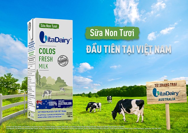 VitaDairy sở hữu trang trại sữa tại đảo Tasmania Australia