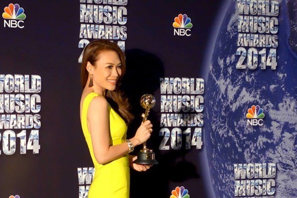 Mỹ Tâm lập hattrick tại giải thưởng âm nhạc quốc tế