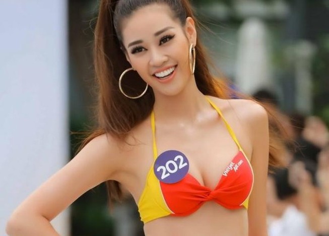Khánh Vân, Hương Ly,Kim Duyên catwalk đẹp nhất Hoa hậu Hoàn vũ
