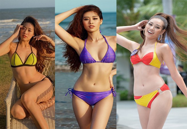 Tân Hoa hậu Hoàn vũ Khánh Vân nóng bỏng với bikini