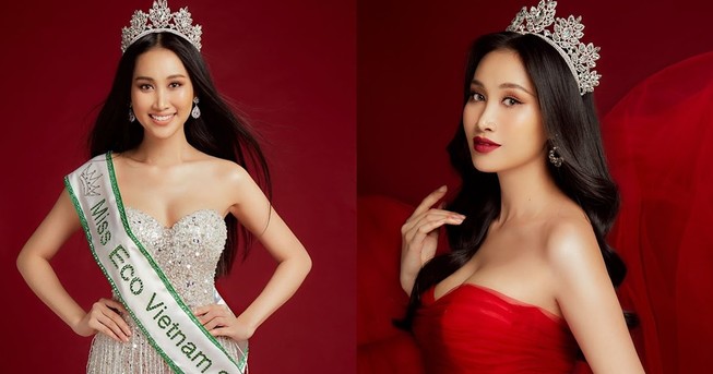 Hoa khôi Đoàn Hồng Trang thi Miss Eco International 2020